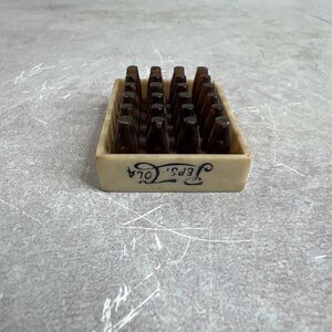 Vintage Miniature‎ Pepsi Cola Case Of 24 Bottles Plastic